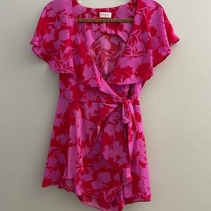 Pink Lily Romper